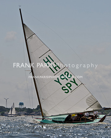 Spy with shortened sail.