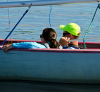 In competition: OCC's 420 Fleet Races