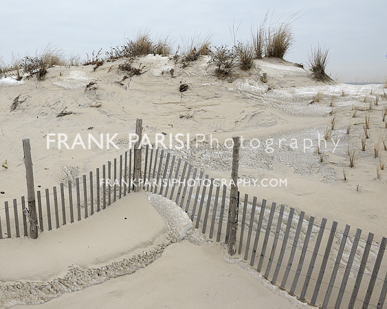 Beach in Winter.