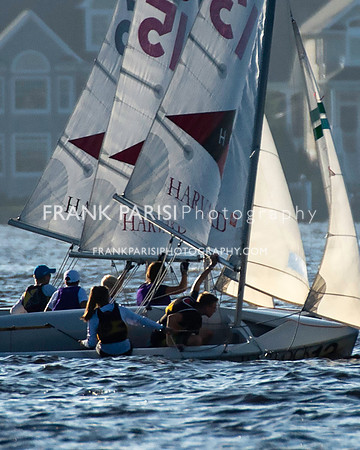 High school sailing regatta, Fall, 2018.