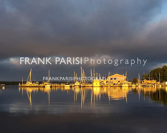 Toms River Yacht Club, just after daybreak.